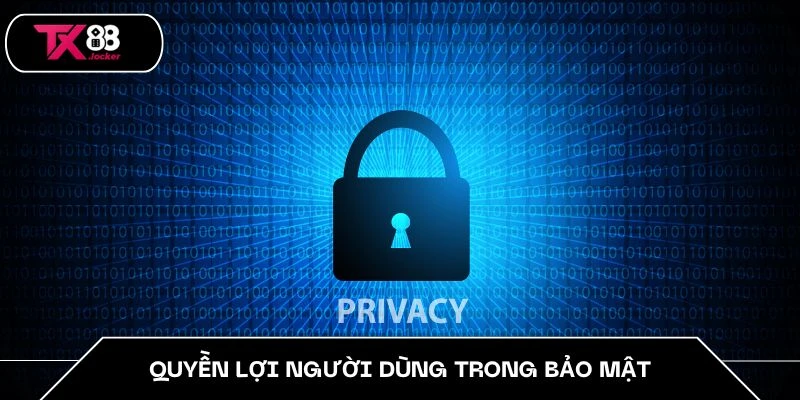Chính Sách Bảo Mật TX88 – Cam Kết Bảo Vệ Thông Tin An Toàn 4 Quyền lợi người dùng trong bảo mật